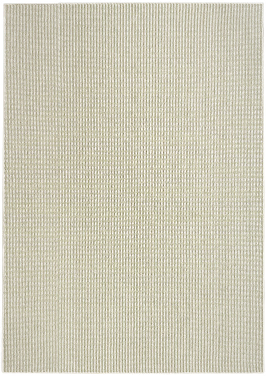 Nourison Natural Texture 3'11" x 5'11" Ivory Green Farmhouse Indoor Rug