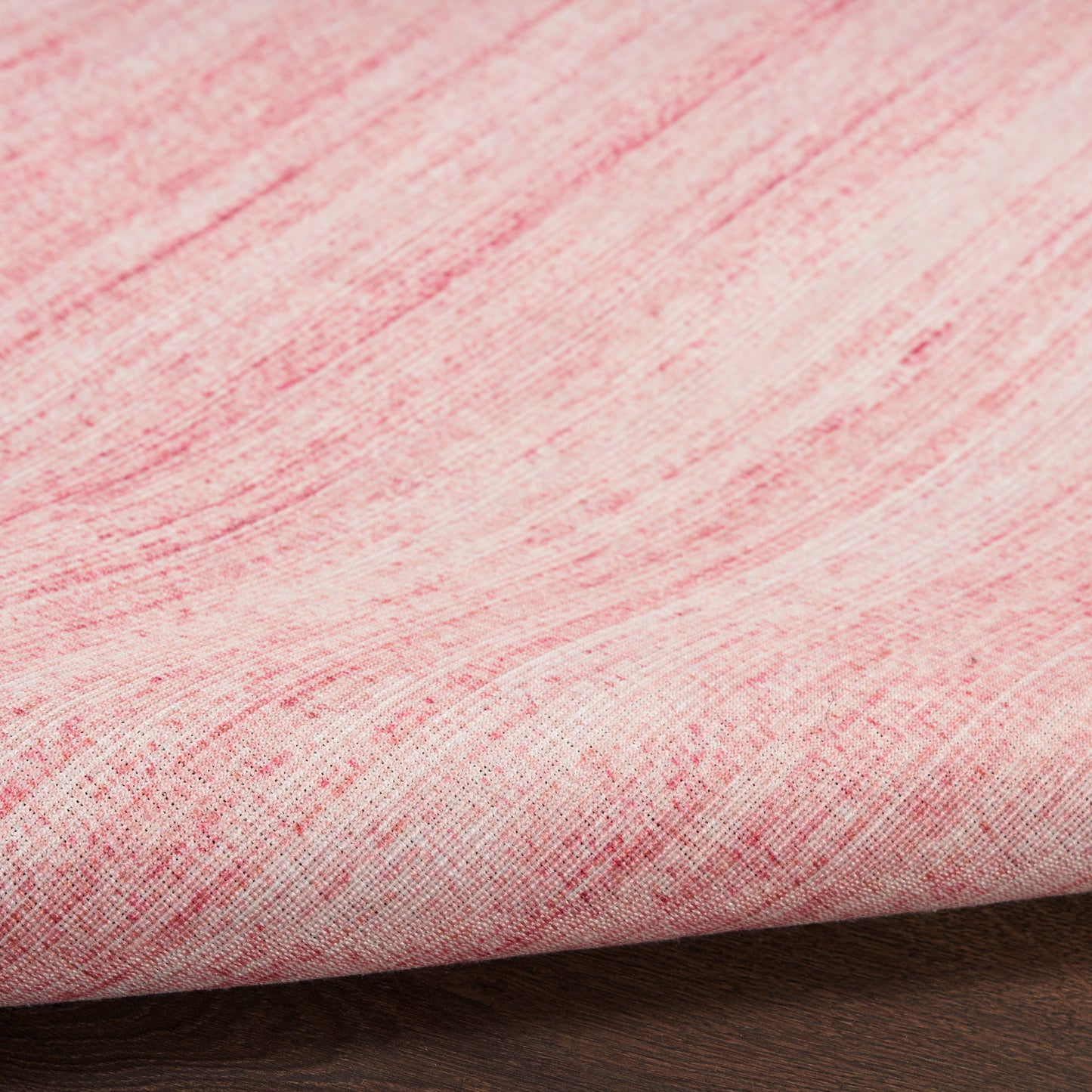 Nourison Washable Essentials 5'3" x 7'3" Pink Modern Indoor Rug