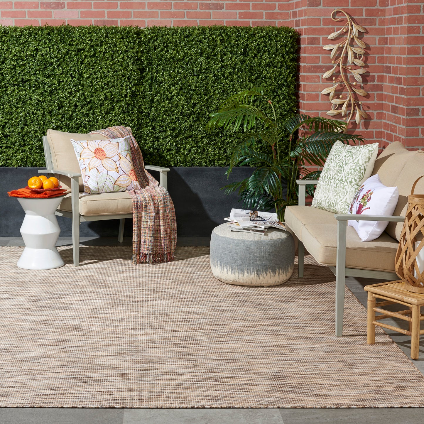 Nourison Positano 8' x 10' Beige Modern Rug