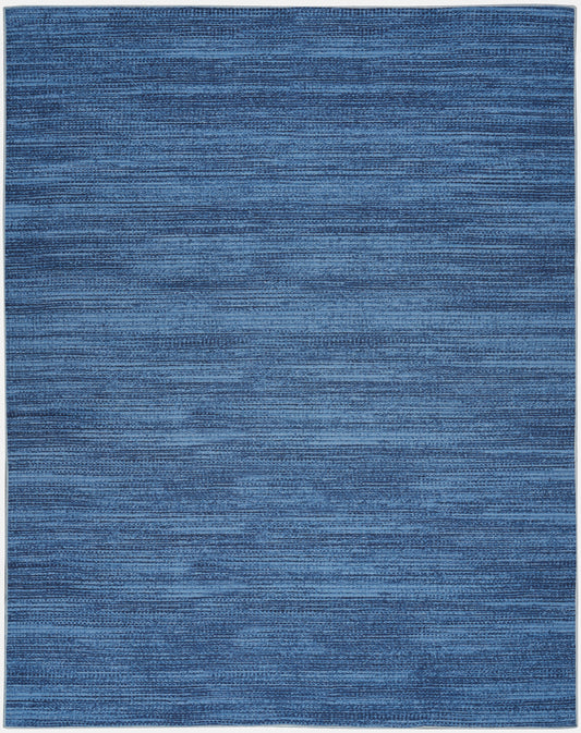 Nourison Nourison Washables 9'2" x 12' Blue Modern Indoor Rug