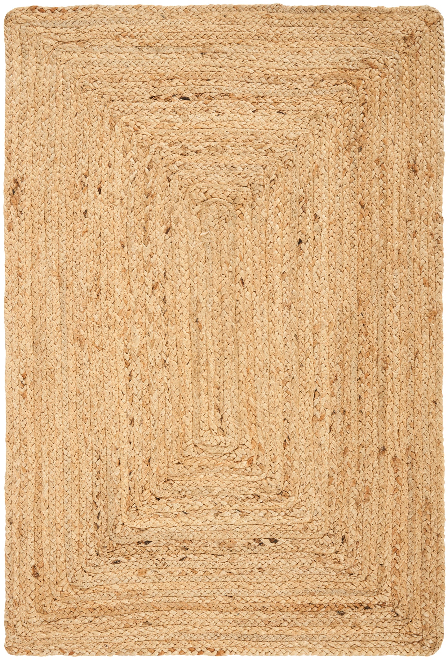 Nourison Natural Jute 2' x 3' Natural Farmhouse Indoor Rug