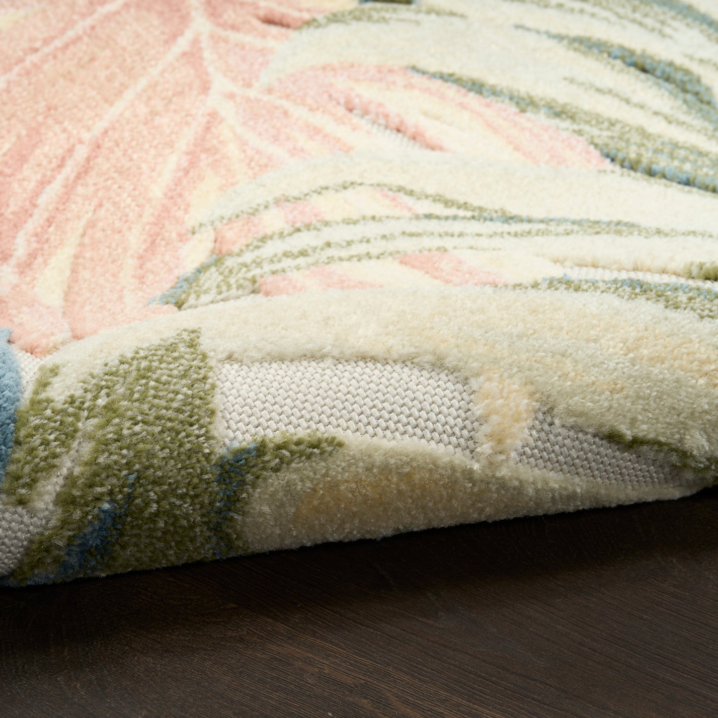 Nourison Aloha 3'6" x 5'6" Ivory Green Modern Rug