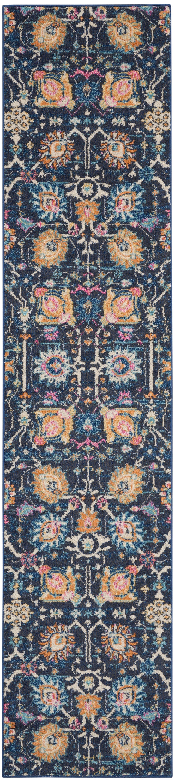 Nourison Passion 2'2" x 10' Navy Bohemian Indoor Rug