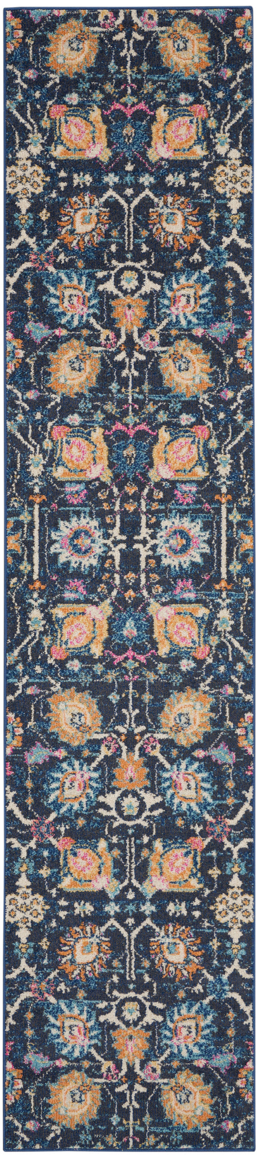 Nourison Passion 2'2" x 10' Navy Bohemian Indoor Rug