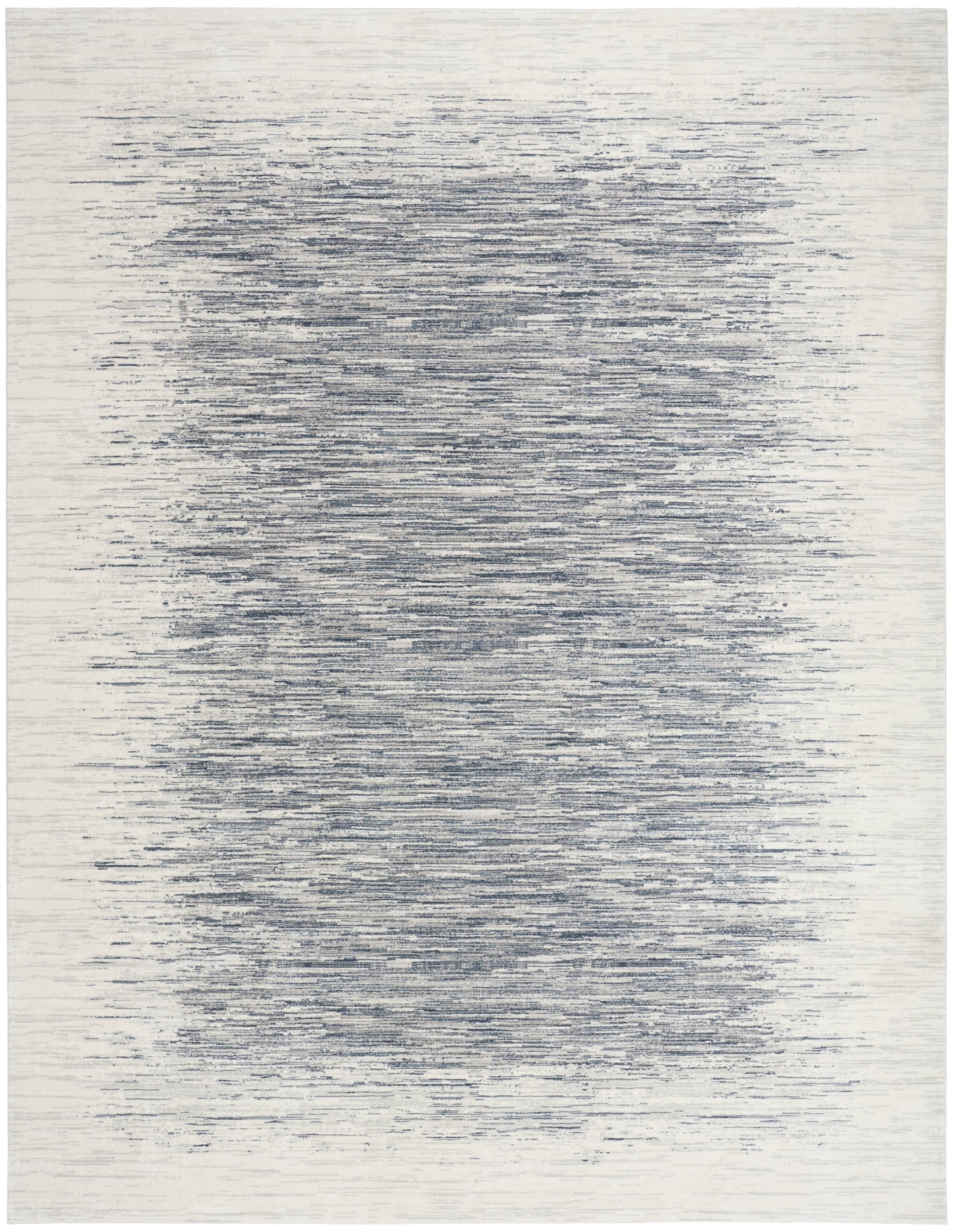 DKNY Grand Street 6' x 9' Ivory Blue Modern Indoor Rug
