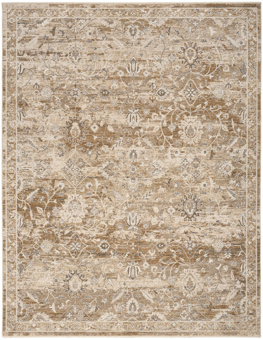 Nourison Retreat 9'6" x 13'2" Beige Vintage Indoor Rug
