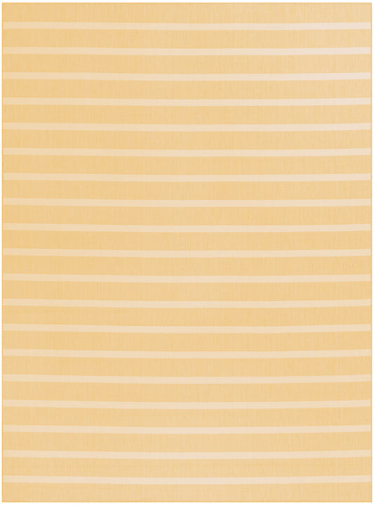 Nourison Positano 10' x 14' Yellow Ivory Modern Rug