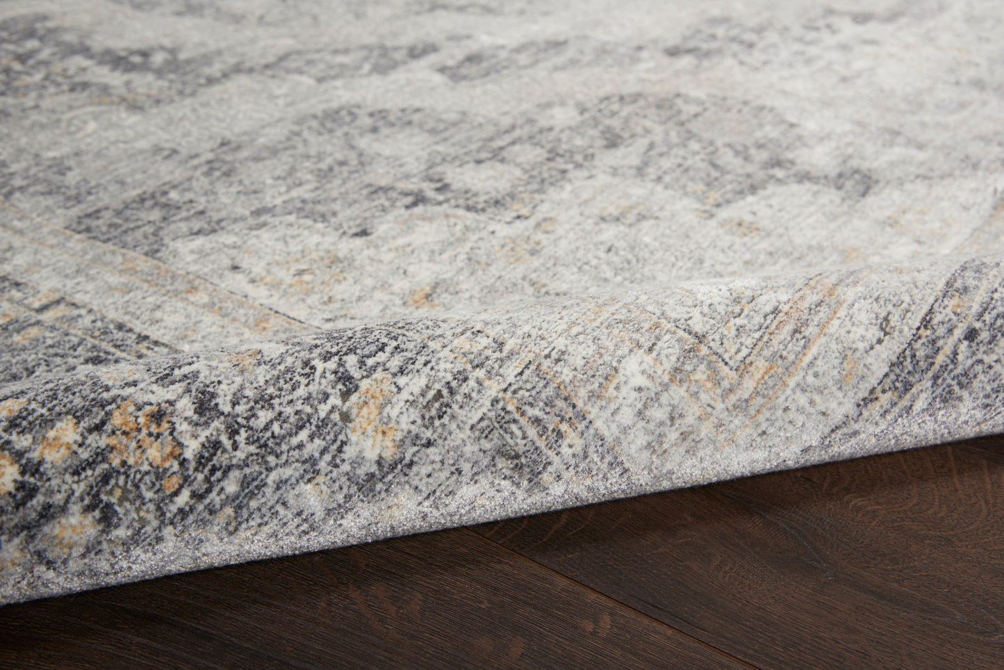 Nourison Starry Nights 8'6" x 11'6" Charcoal Crème Vintage Indoor Rug