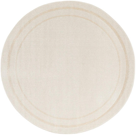 Nourison Nourison Essentials 4' x Round Ivory Gold Contemporary Rug