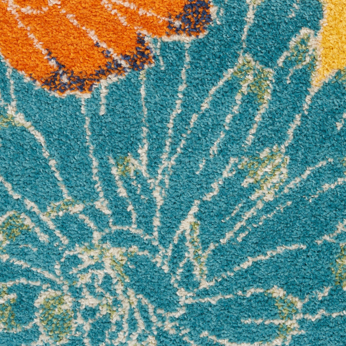 Nourison Allur 4' x 6' Yellow Multicolor Contemporary Indoor Rug