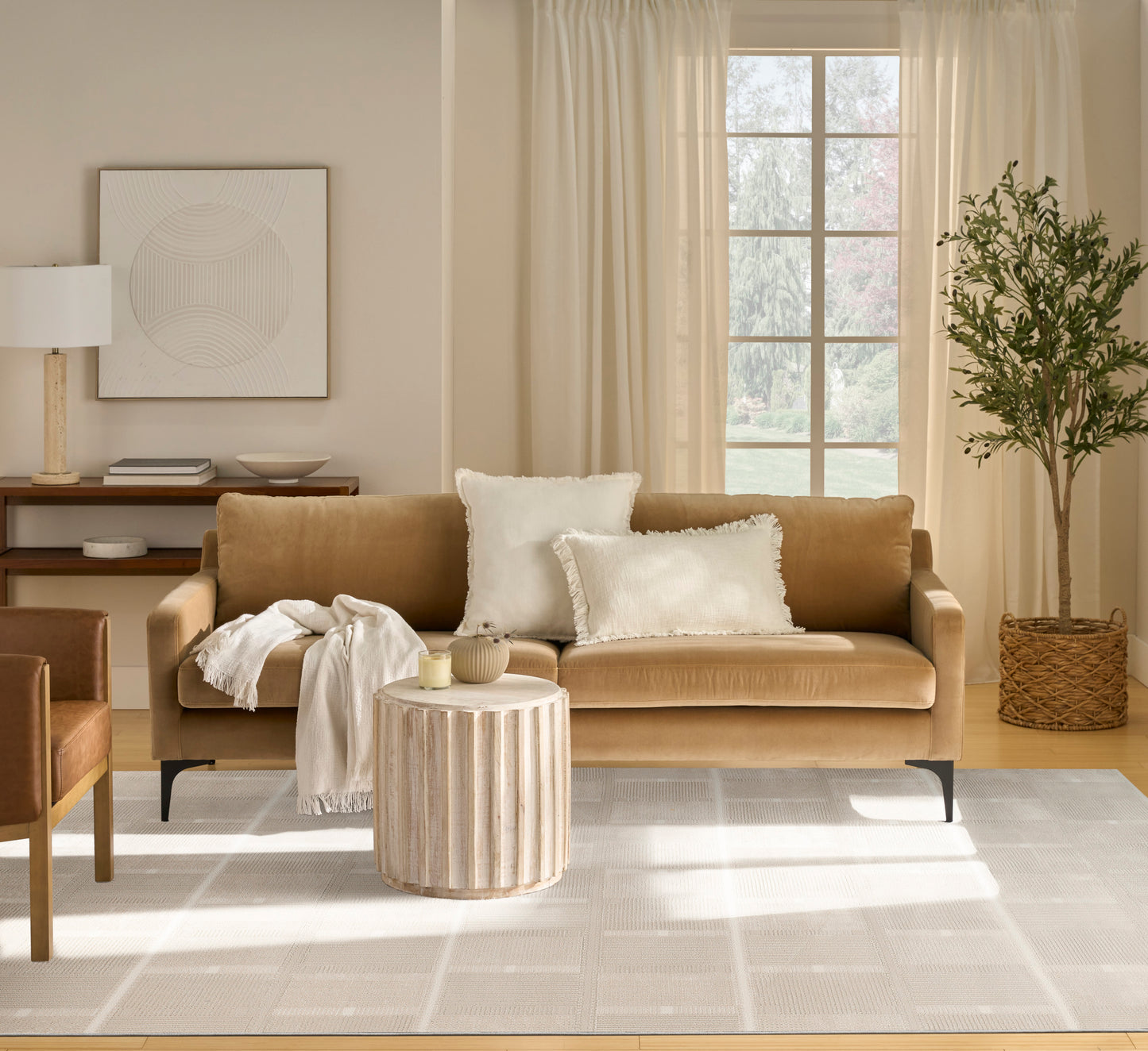 Nourison Nordic 8' x 10' Ivory Beige Modern Indoor Rug