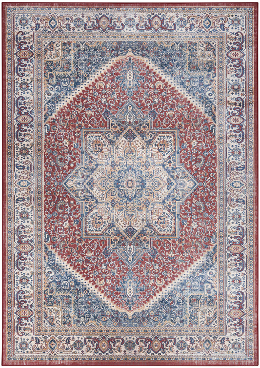 Nourison Vintage Home 6' x 9' Red Blue Bohemian Indoor Rug
