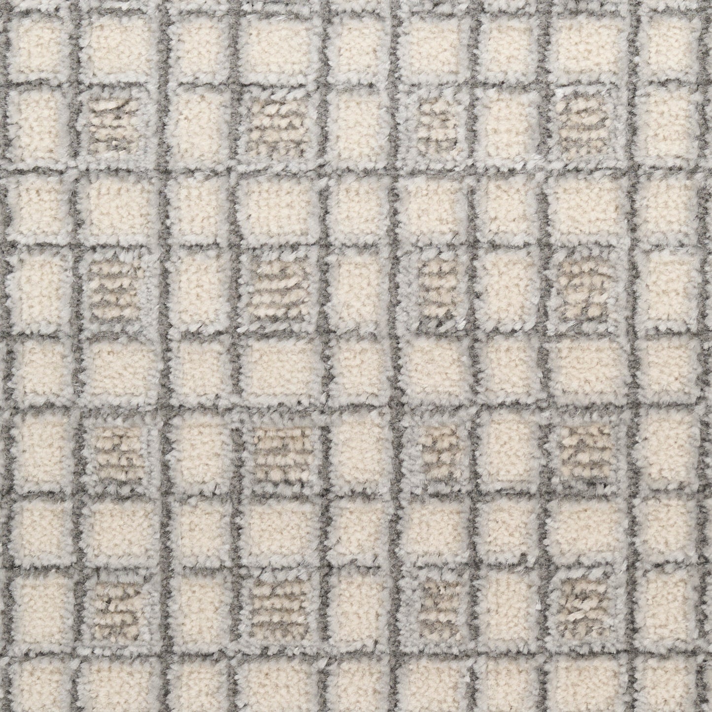 Nourison Nordic 8' x 10' Ivory Grey Modern Indoor Rug
