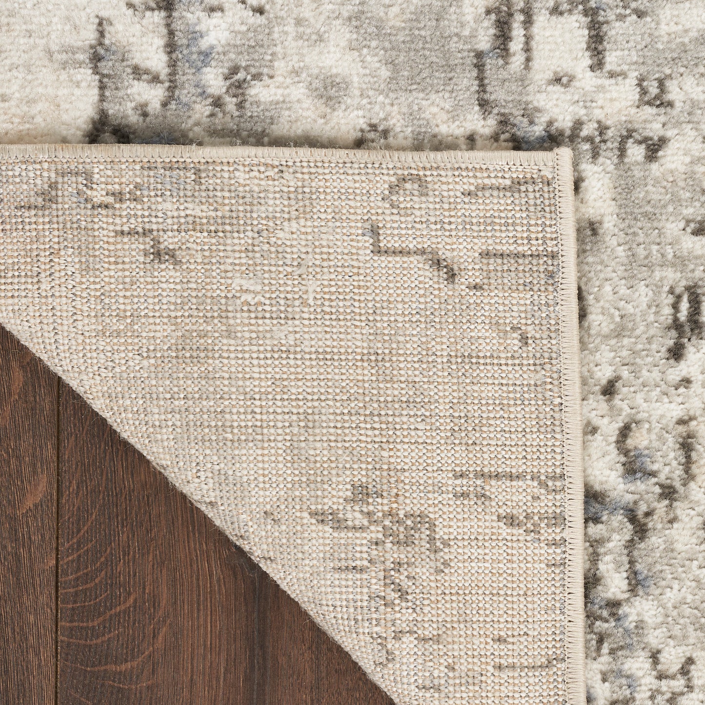Nourison Quarry 5'3" x 7'3" Ivory Blue Grey Modern Indoor Rug
