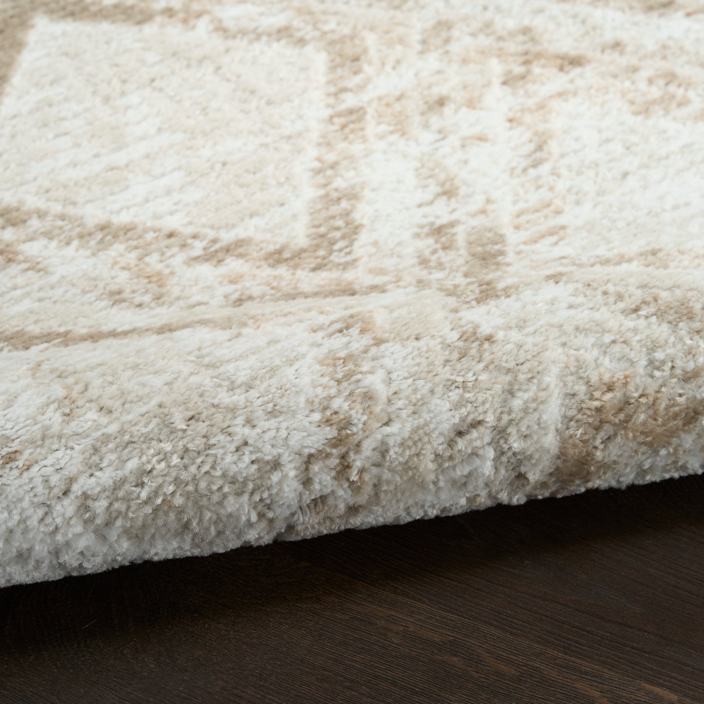 Nourison Dekor 2' x 4' Ivory Taupe Modern Indoor Rug