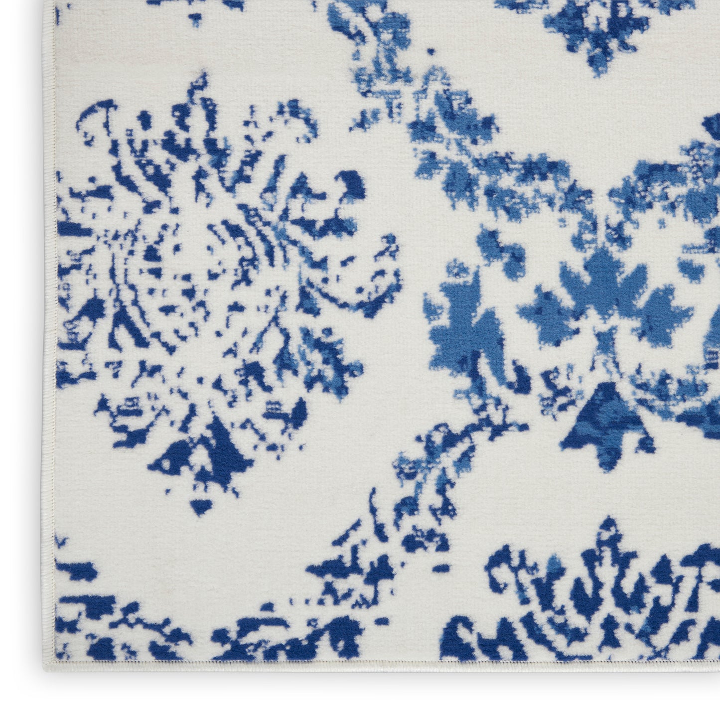 Nourison Whimsicle 8' x 10' Ivory Navy Farmhouse Indoor Rug