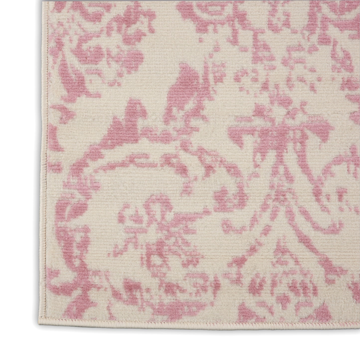 Nourison Jubilant 2' x 6' Ivory Pink Vintage Indoor Rug