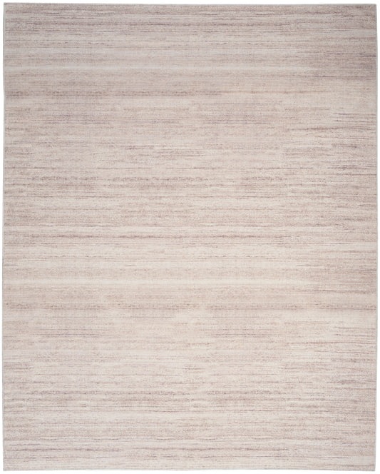 Nourison Washable Essentials 6' x 9' Ivory Mocha Modern Indoor Rug