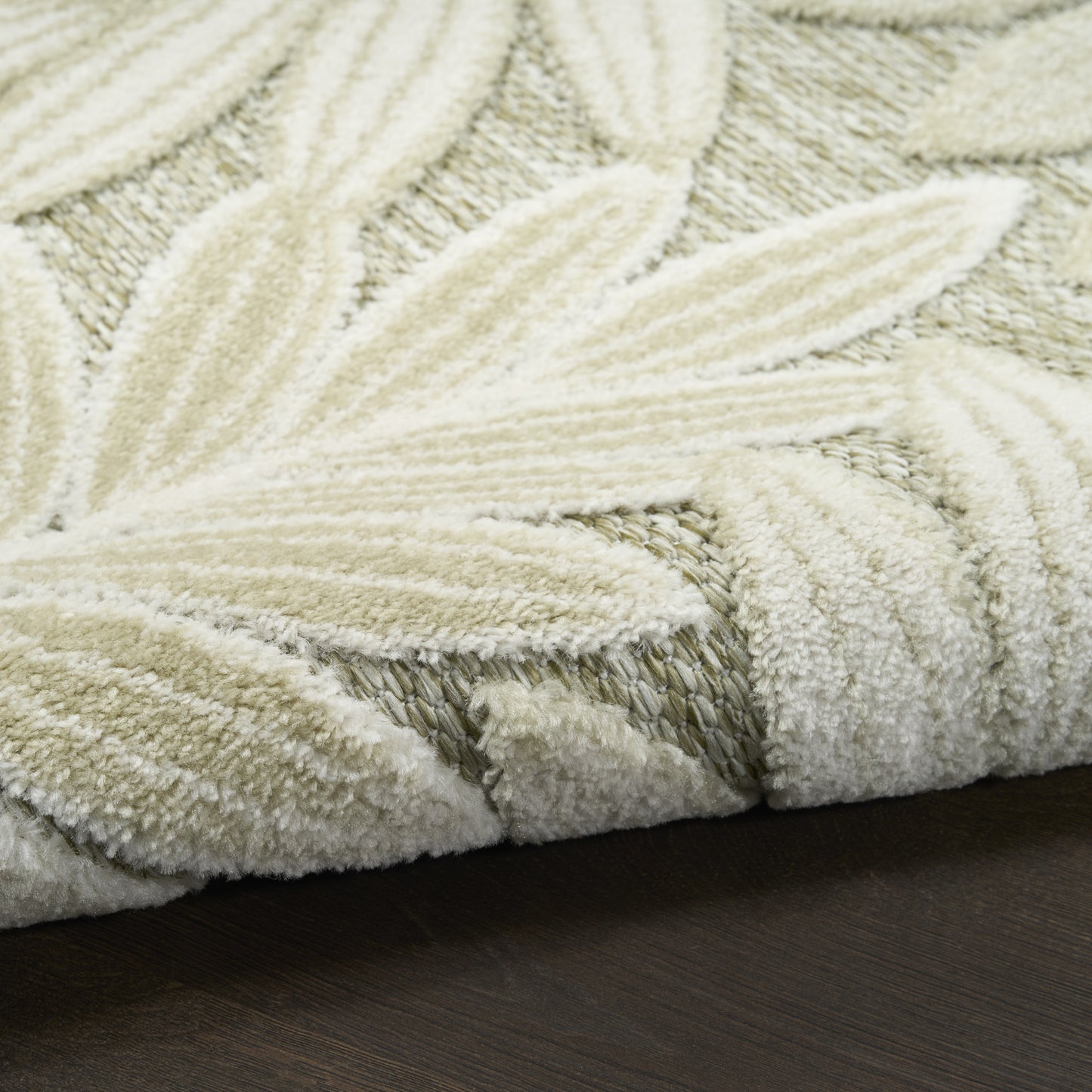 Nourison Aloha 7'10" x 10'6" Ivory Sage Modern Rug