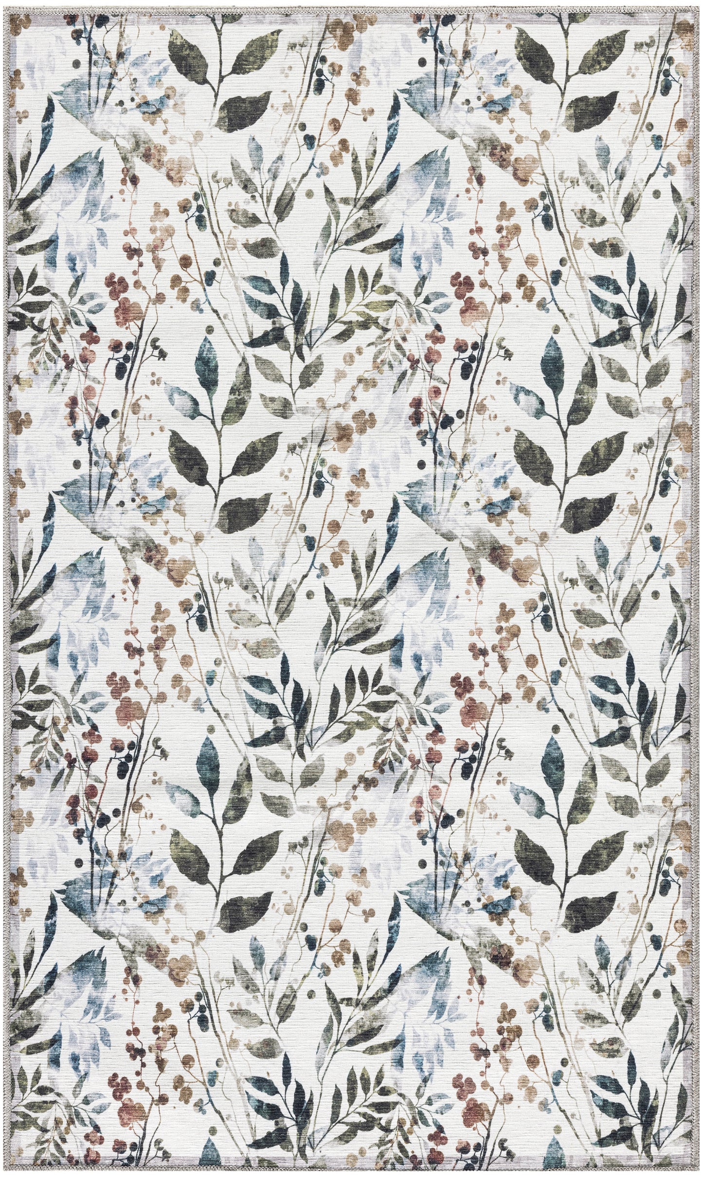 Nourison Nourison Washables 2' x 3' Ivory Multicolor Contemporary Indoor Rug