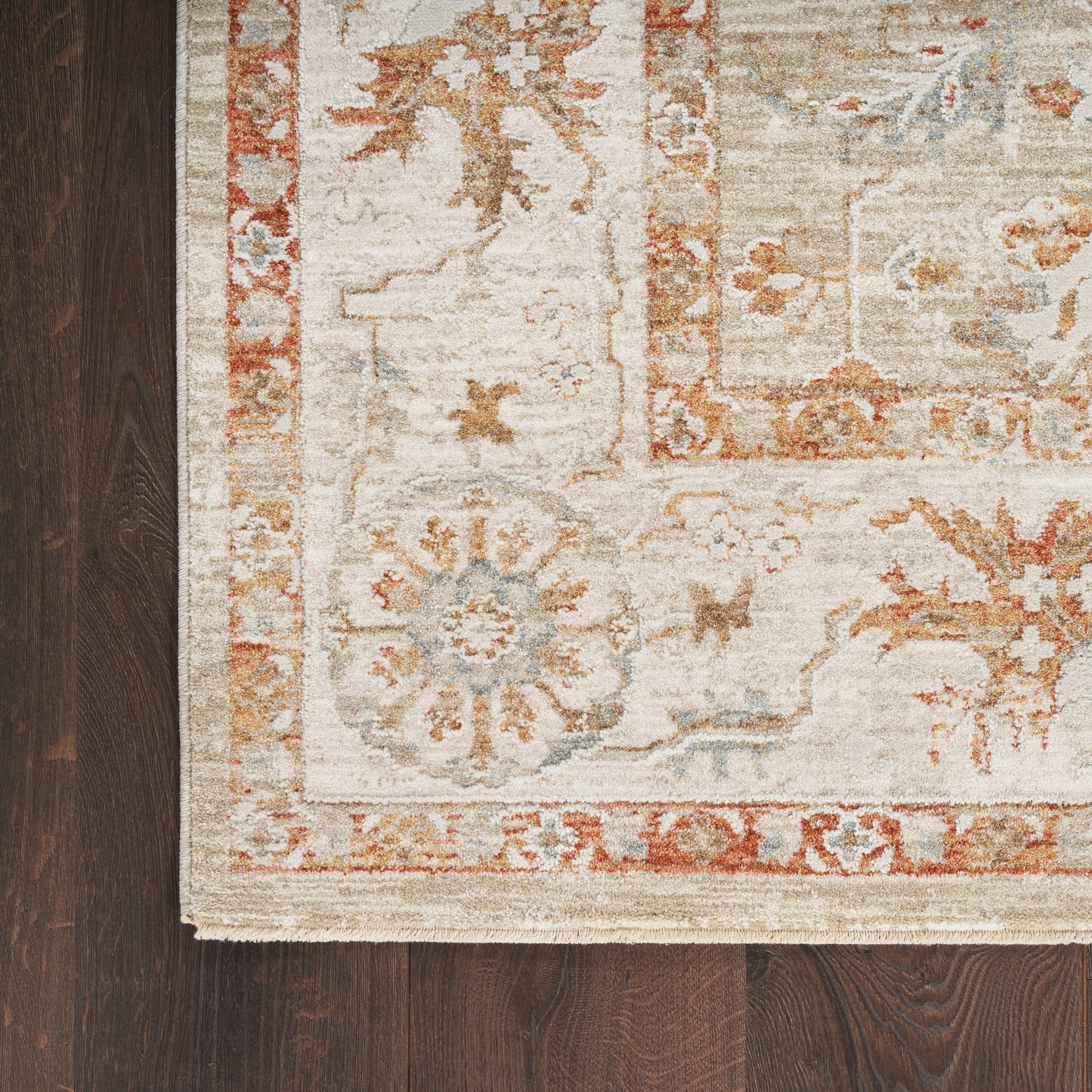 Nourison Infinite 2'3" x 10'2" Sage Ivory Vintage Indoor Rug