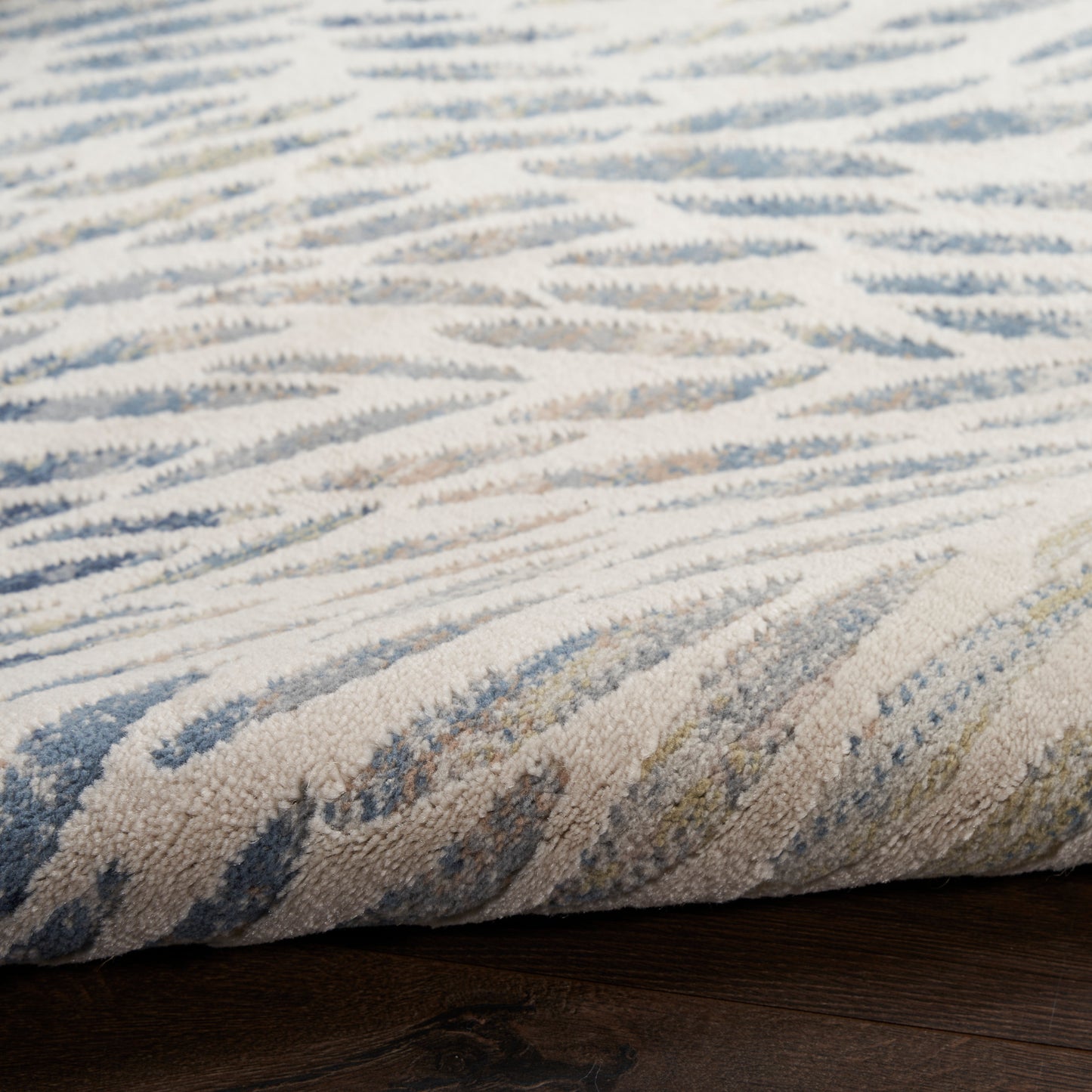 Nourison Exhale 5'3" x 7'3" Multicolor Modern Indoor Rug