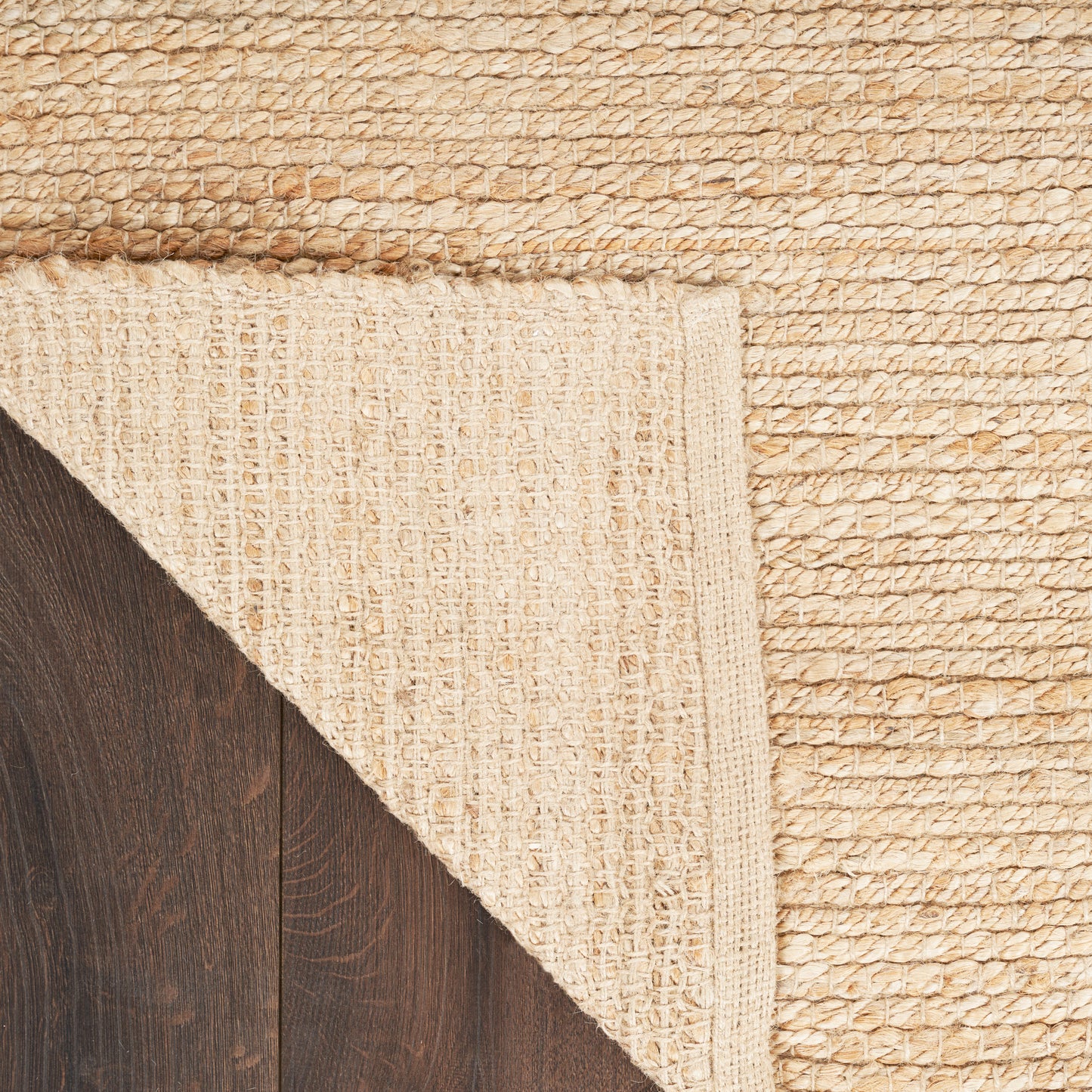 Nourison Natural Jute 2' x 6' Bleached Farmhouse Indoor Rug
