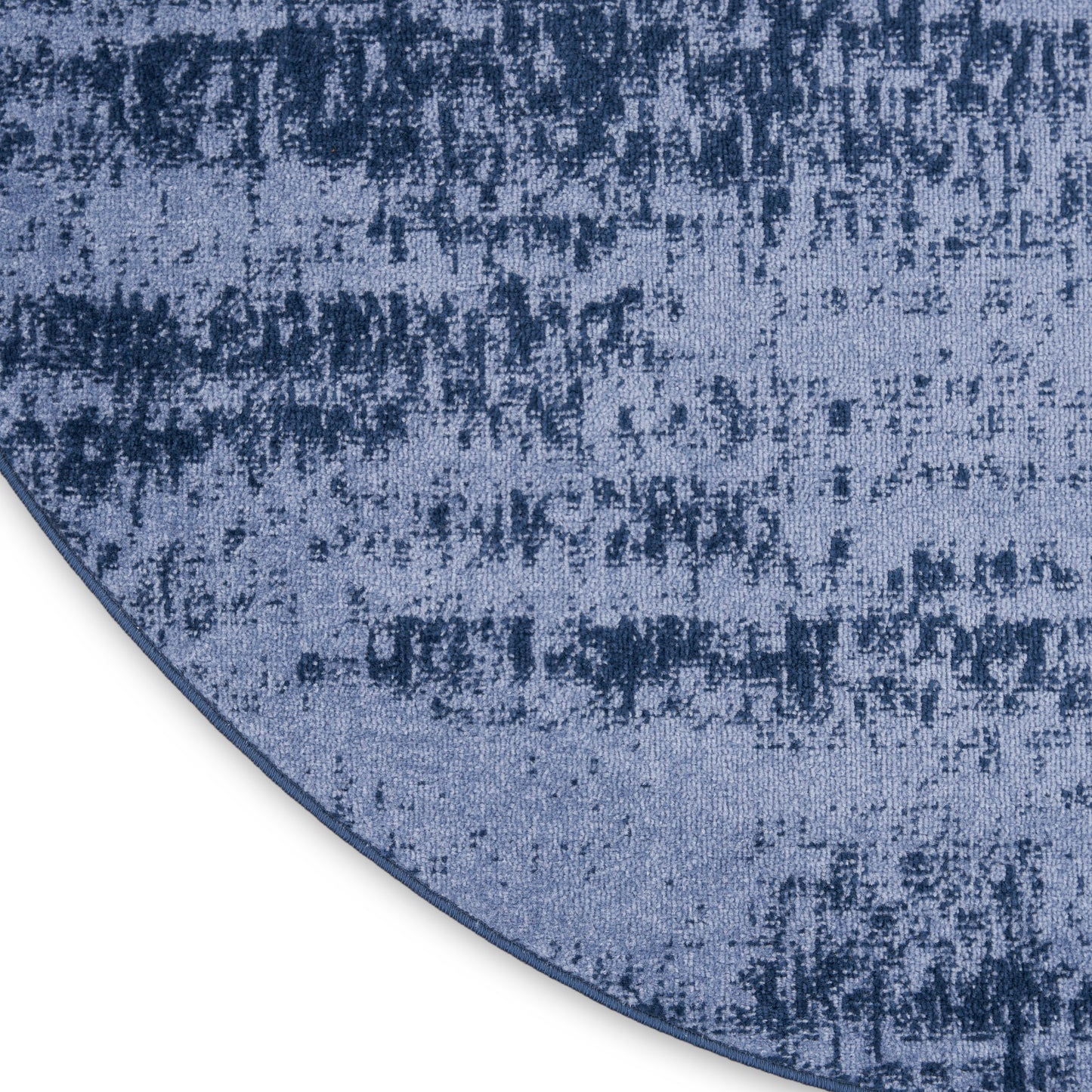 Nourison Nourison Essentials 4' x Round Denim Modern Rug