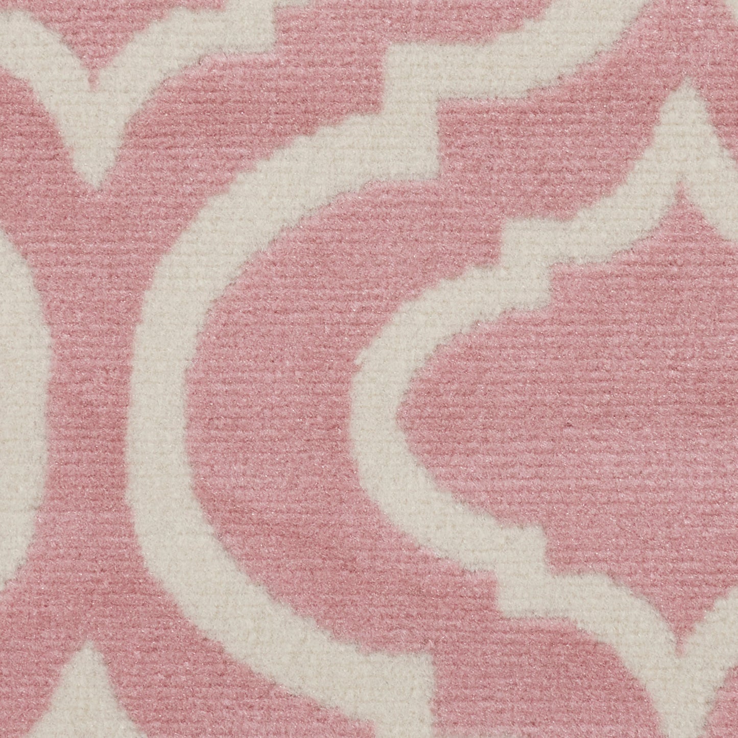 Nourison Jubilant 5'3" x Round Pink Contemporary Indoor Rug