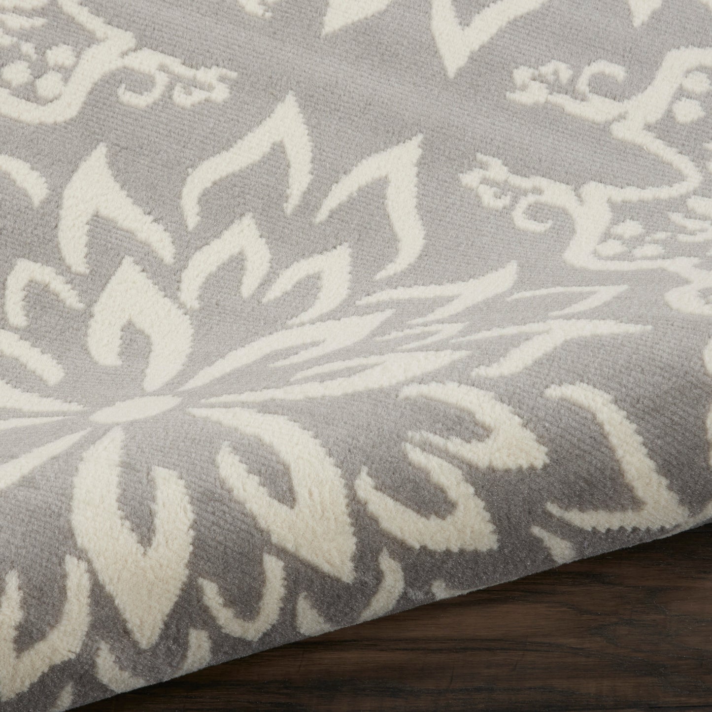 Nourison Jubilant 7' x 10' Ivory/Grey Farmhouse Indoor Rug