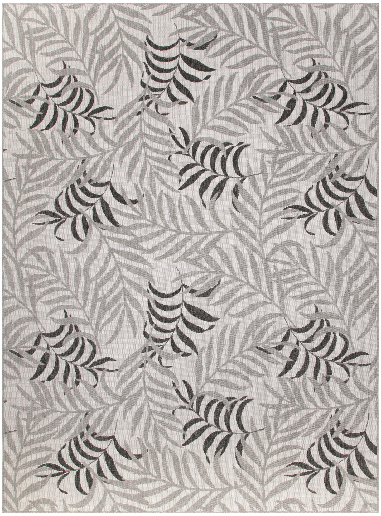 Nourison Garden Oasis 10' x 14' Grey Tropical Rug