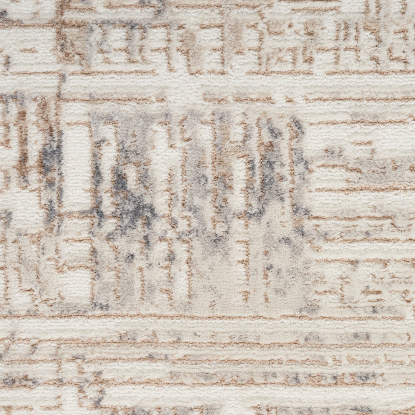 Calvin Klein CK005 Enchanting 8' x 10' Cream Grey Modern Indoor Rug