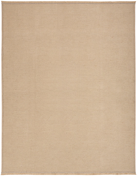 Nourison Washable Jute 7'10" x 9'10" Natural Modern Indoor Rug