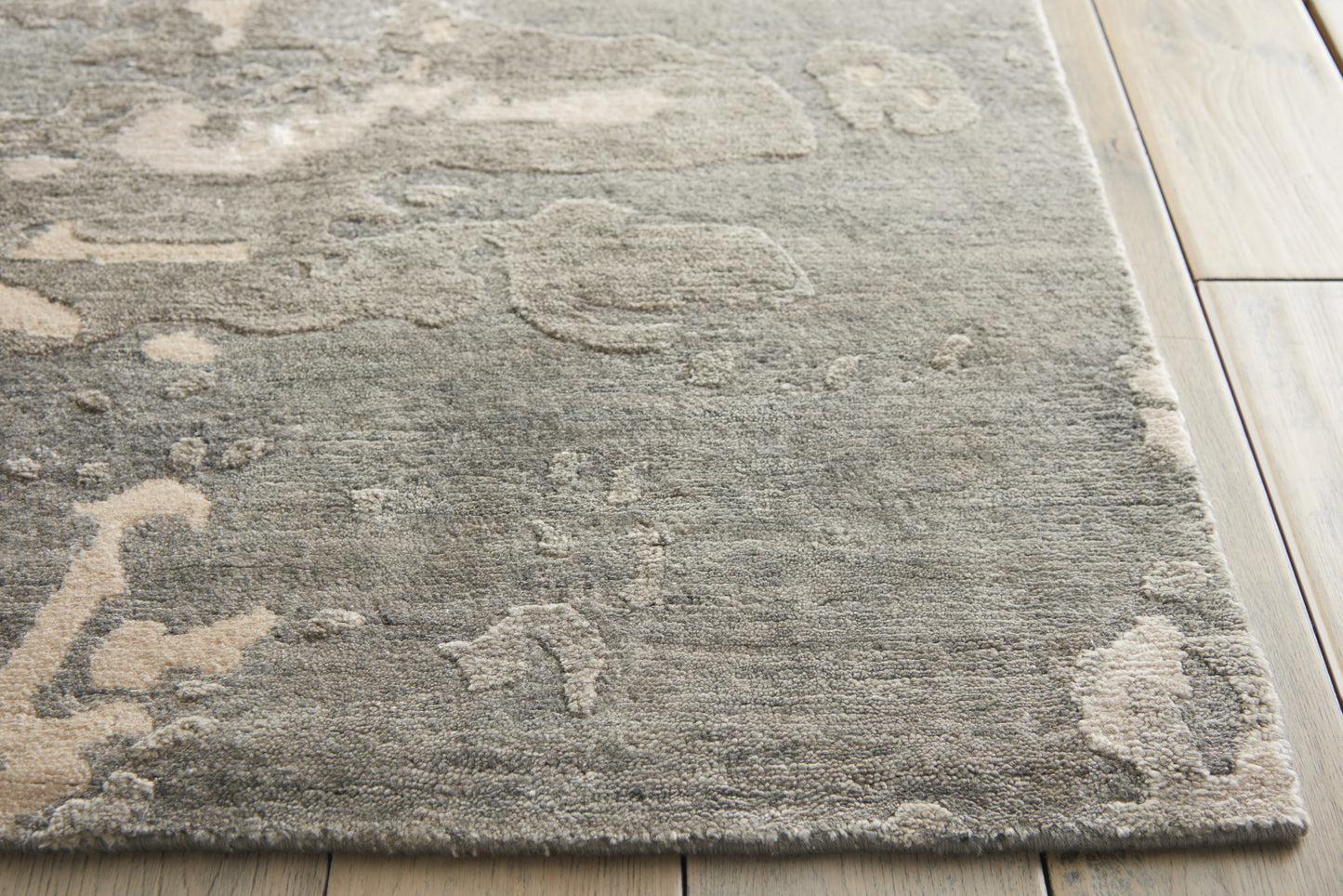 Nourison Silk Shadows 7'9" x 9'9" Sand Modern Indoor Rug