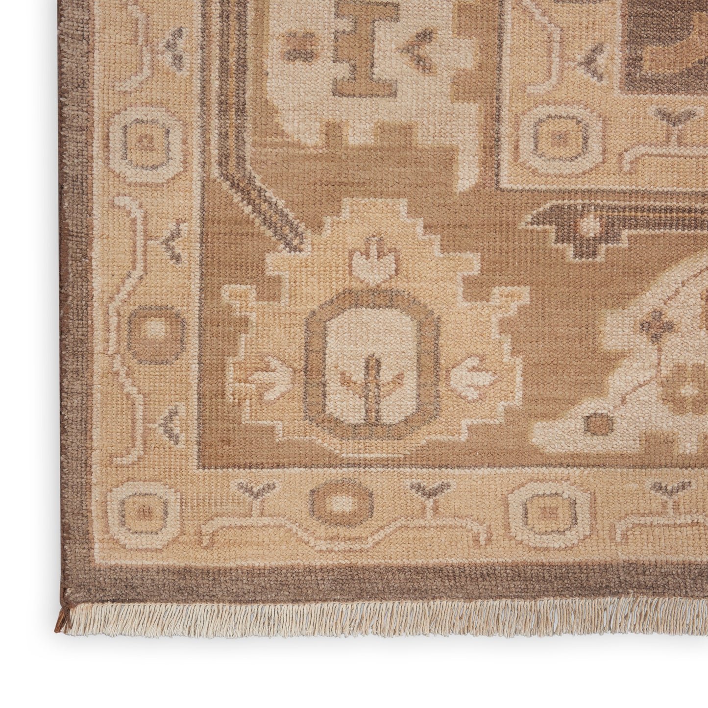 Nourison Aldora 7'9" x 9'9" Mocha Vintage Indoor Rug