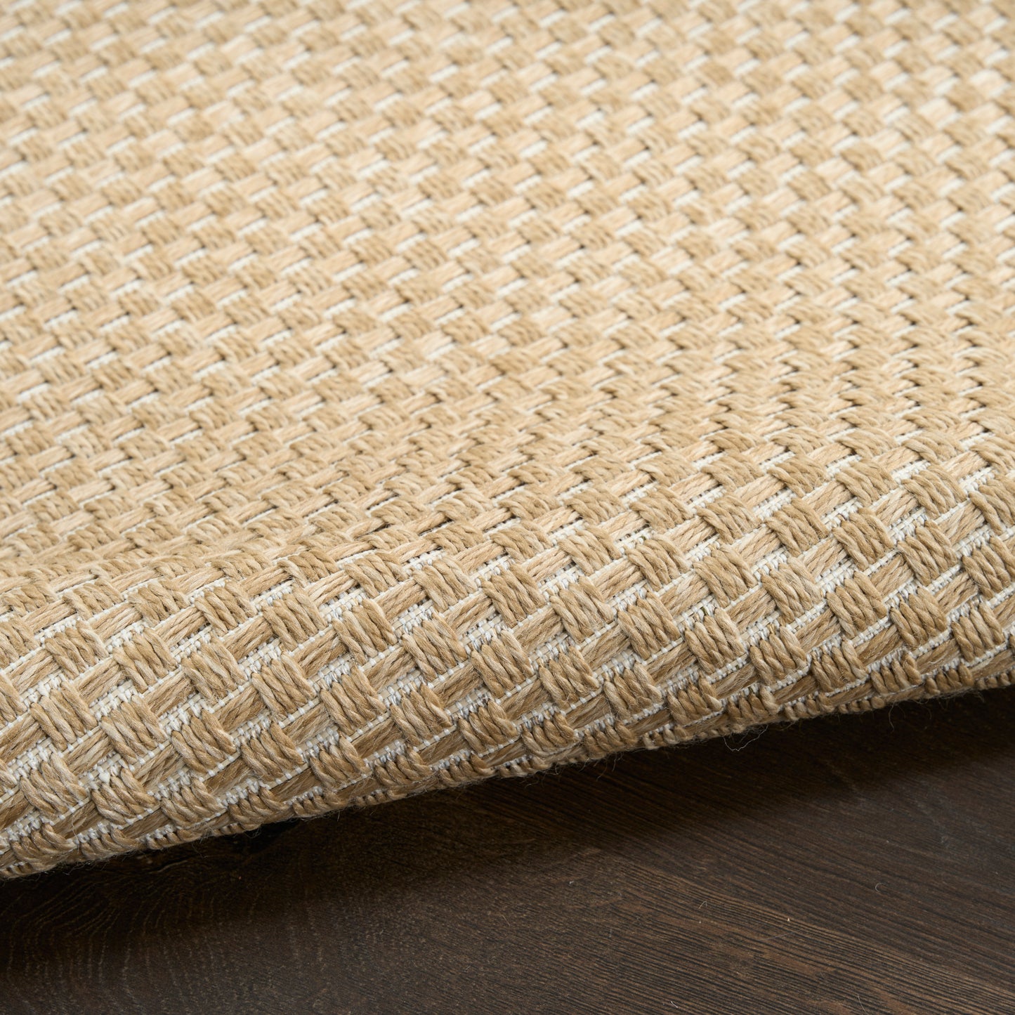 Nourison Tulum 6' x 9' Taupe Outdoor Rug