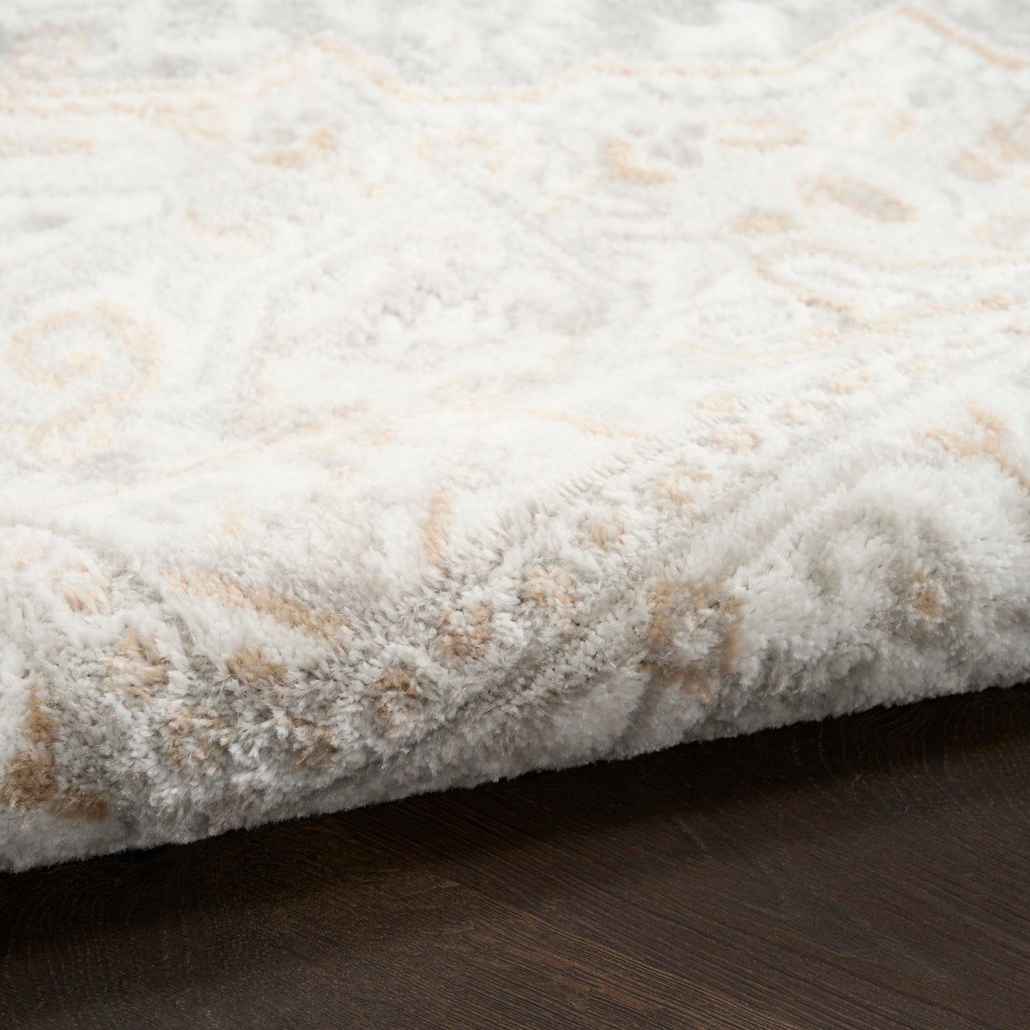 Nourison Dekor 4' x 6' Light Grey Vintage Indoor Rug