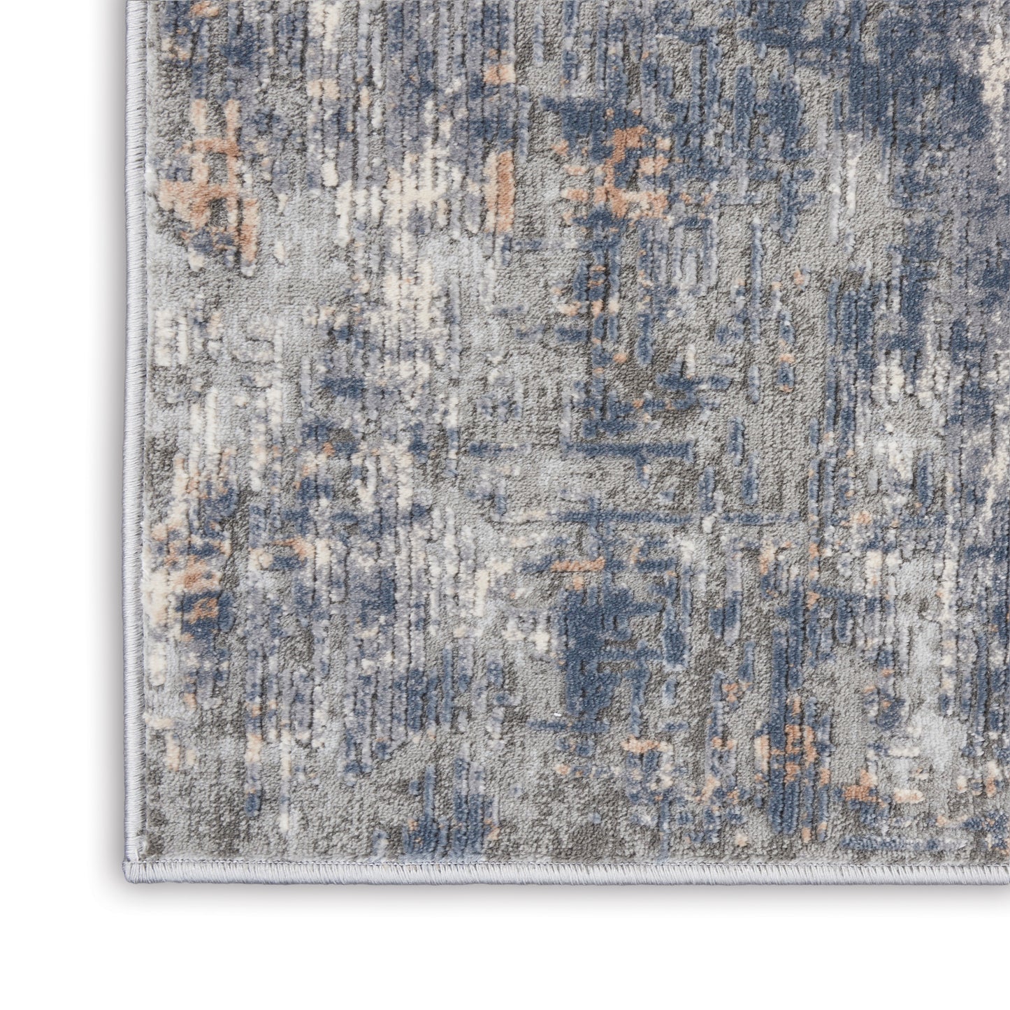 Nourison Rustic Textures 7'10" x 10'6" Grey Beige Modern Indoor Rug