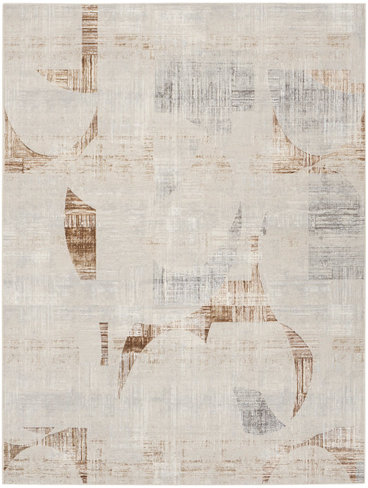 Inspire Me! Home Décor Iliana 9' x 12' Grey Modern Indoor Rug