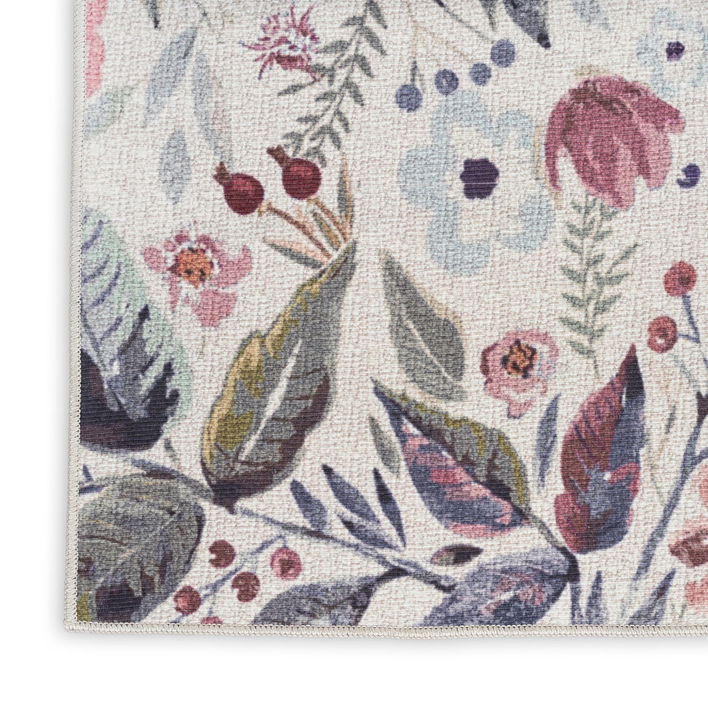 Nourison Nourison Washables 9'2" x 12' Ivory Pink Vintage Indoor Rug