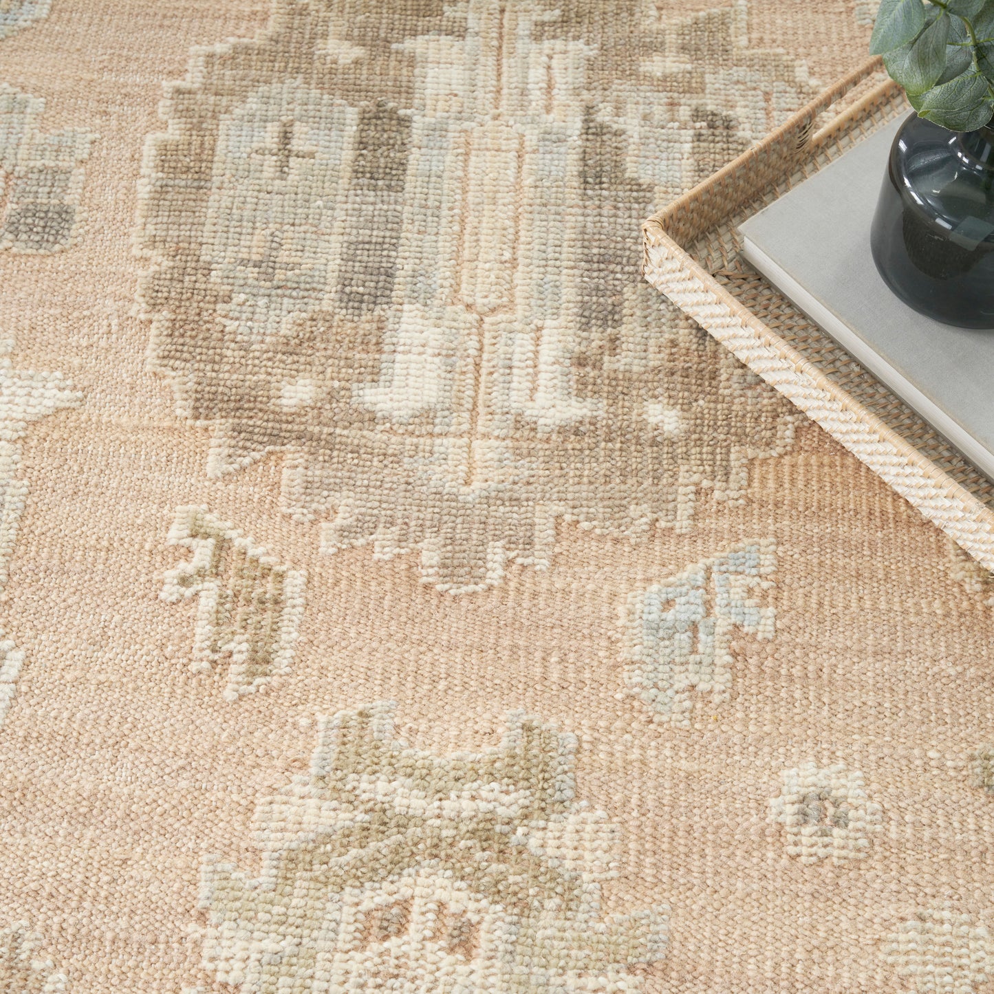 Nourison Whispers 8' x 10' Dusty Mauve Vintage Indoor Rug