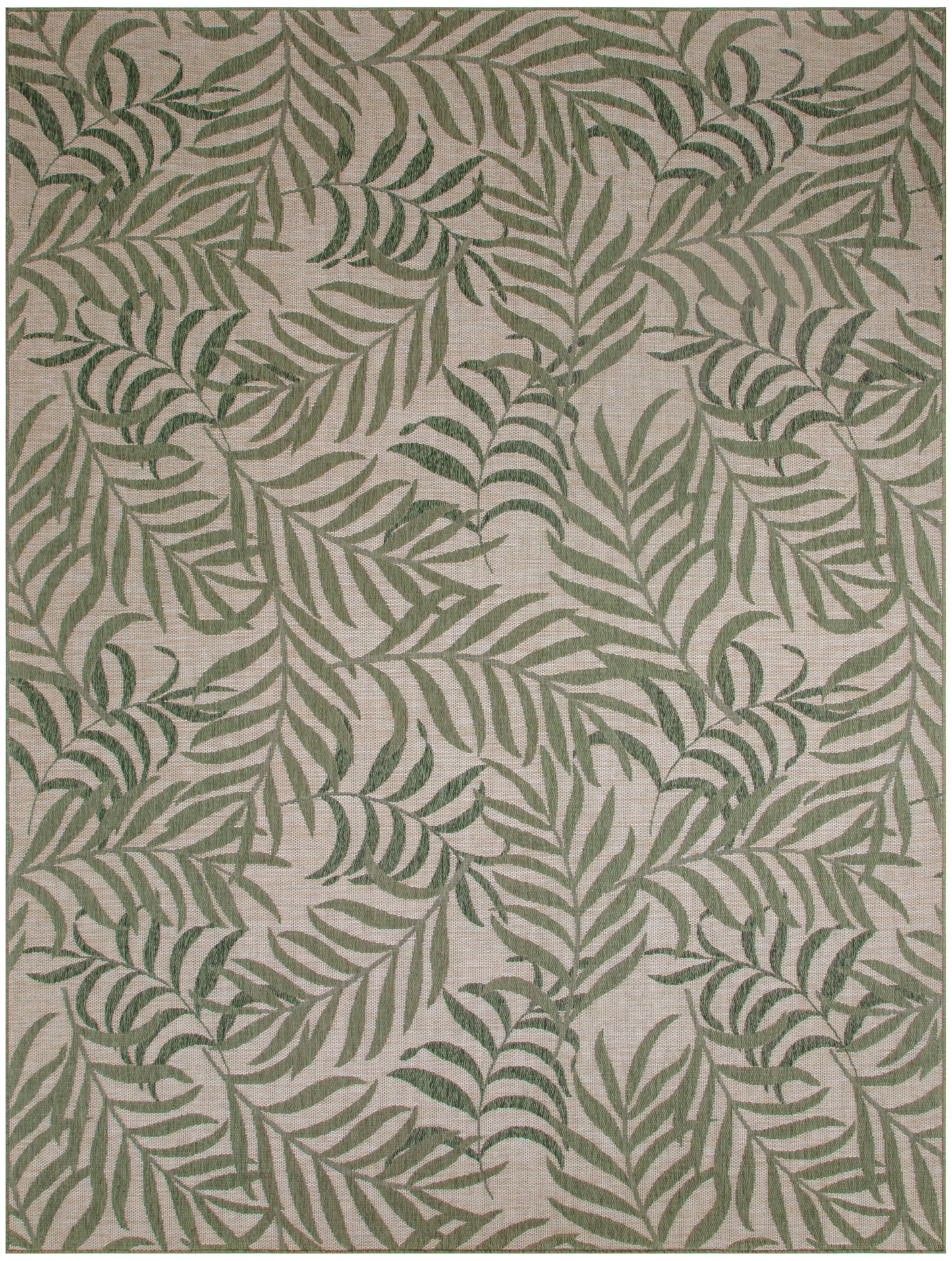 Nourison Garden Oasis 10' x 14' Ivory Green Tropical Rug