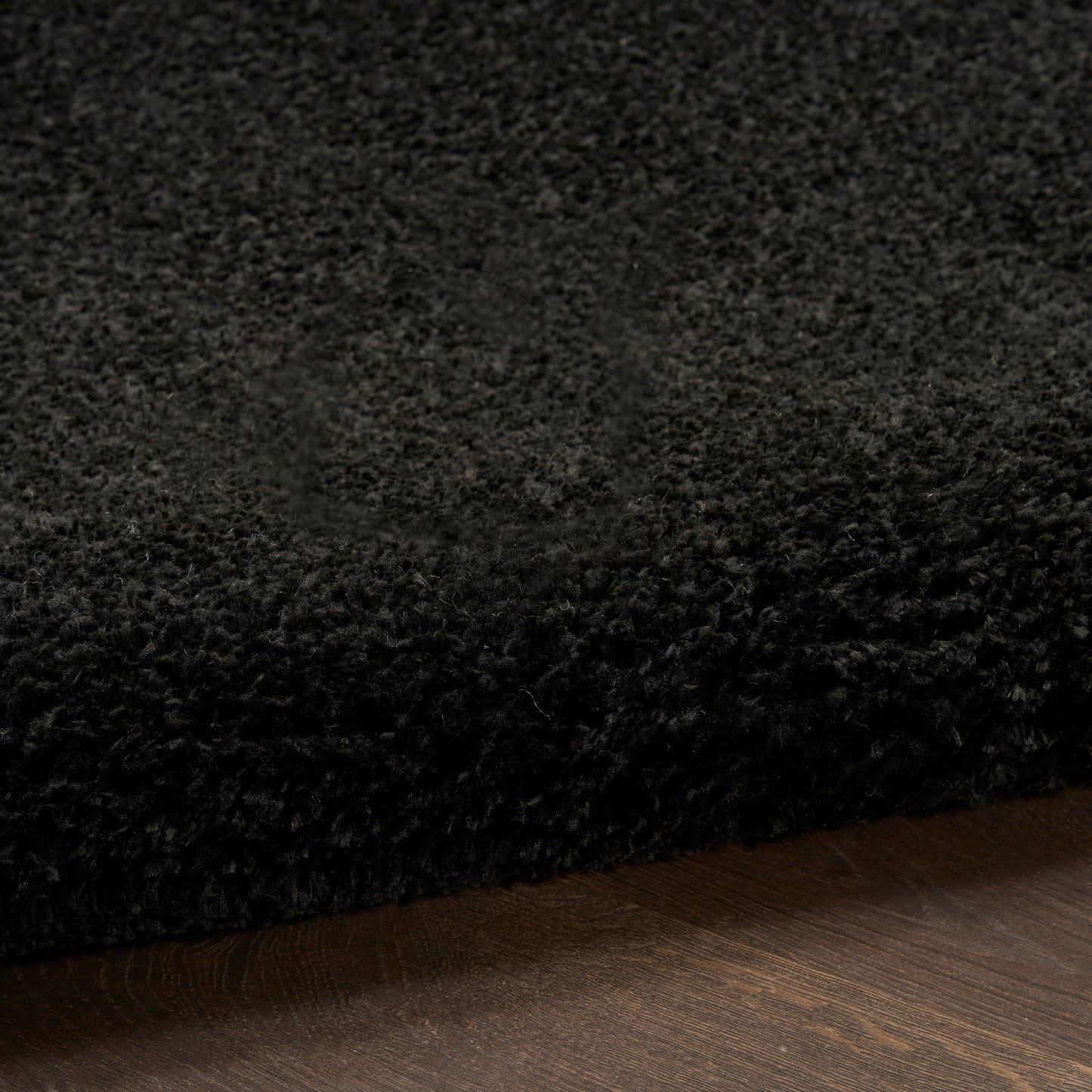 Nourison Pacific Shag 7'10" x 9'10" Black Shag Indoor Rug