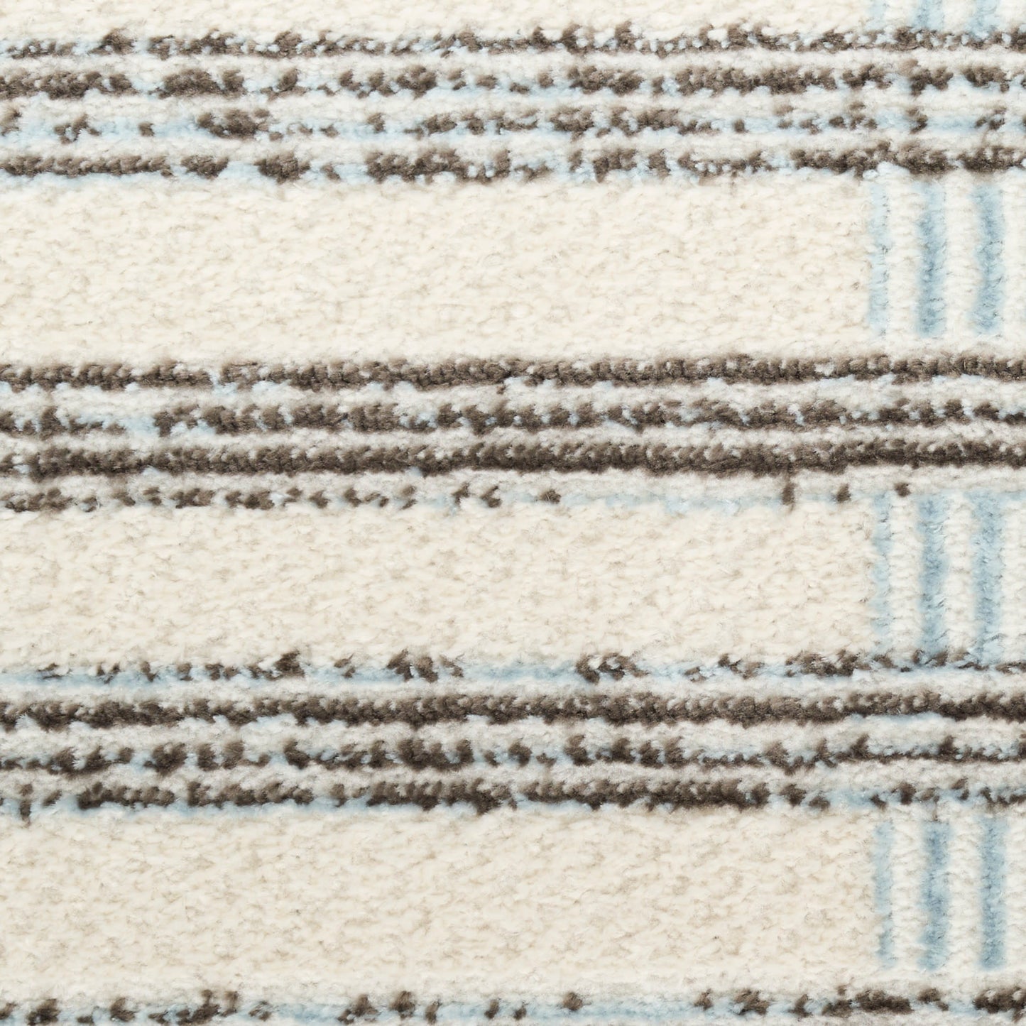 Nourison Nordic 4' x 6' Ivory Blue Modern Indoor Rug