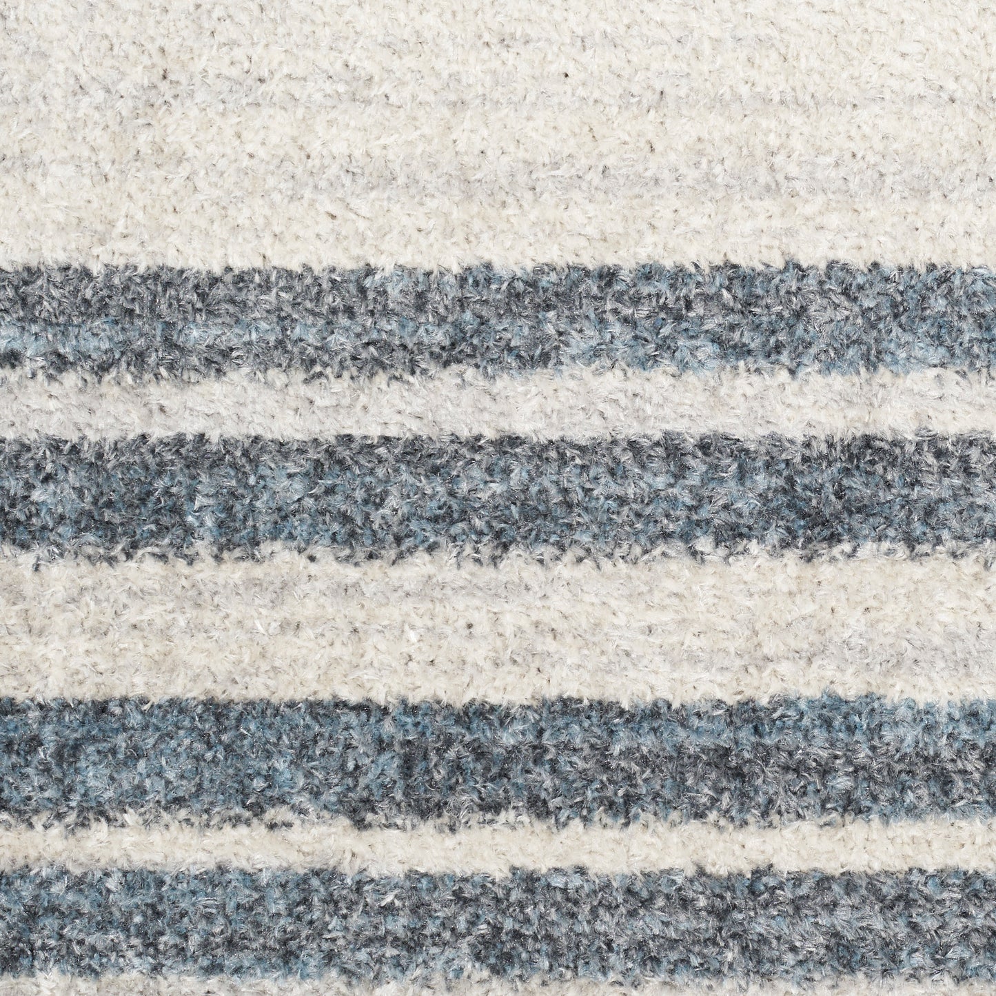 Nourison Astra Machine Washable 4' x 6' Ivory Blue Mid-Century Modern Indoor Rug