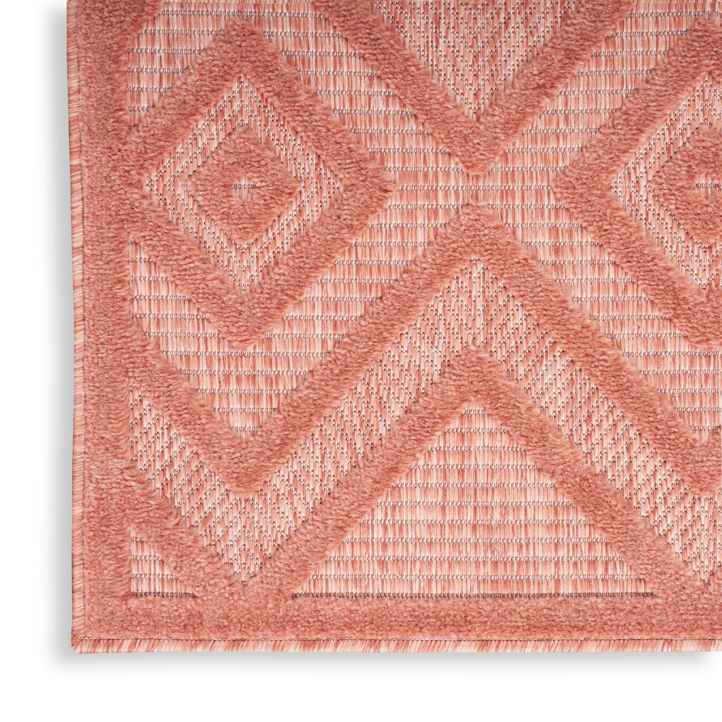 Nourison Versatile 9' x 12' Coral Orange Modern Rug