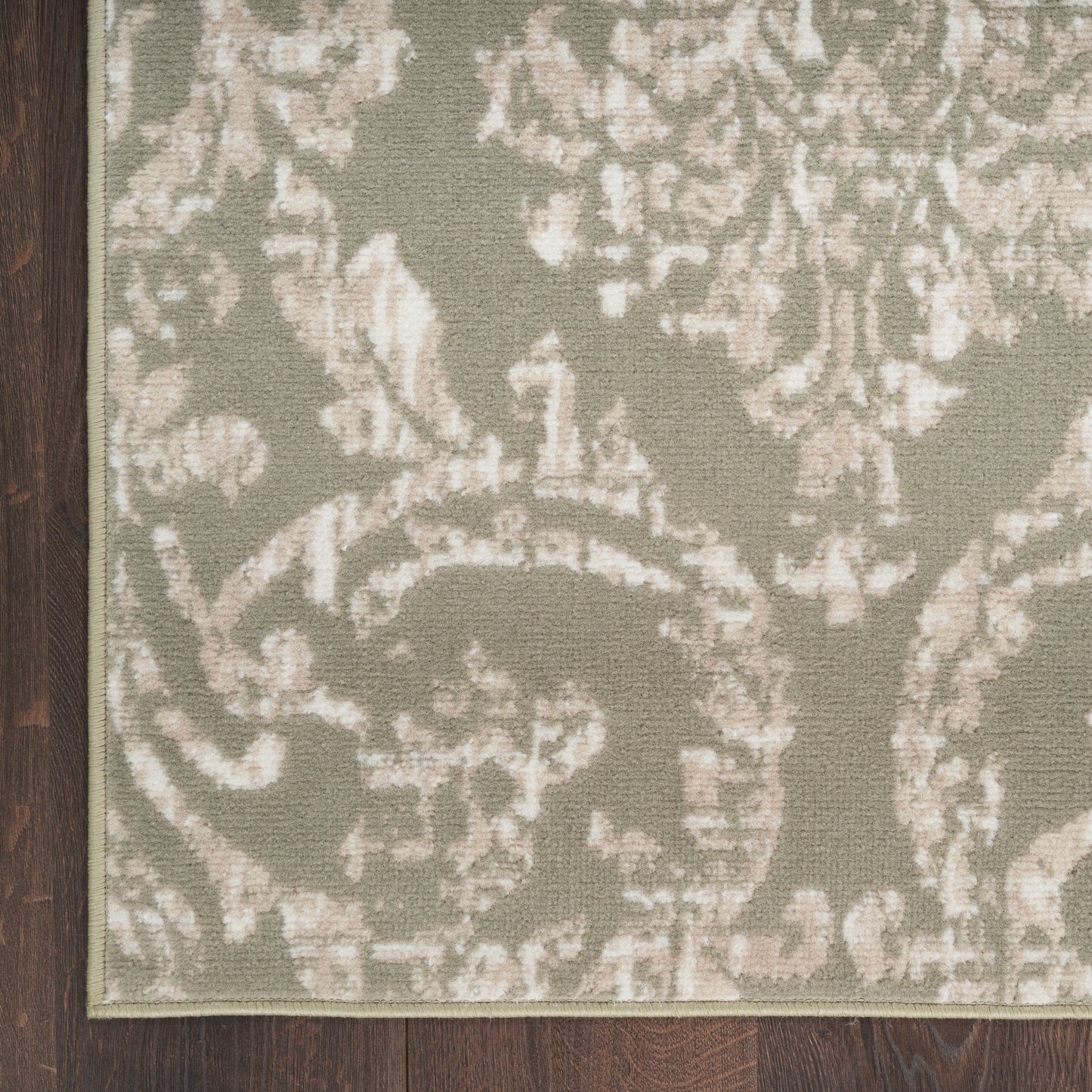 Nourison Jubilant 6' x 9' Olive Vintage Indoor Rug