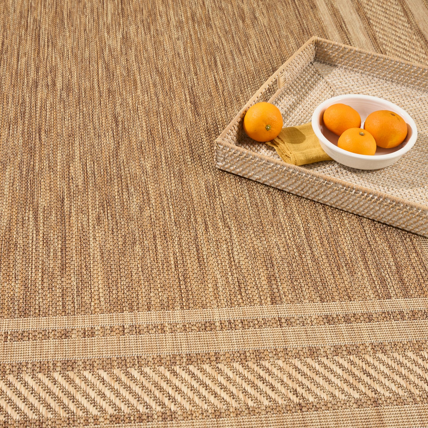Nourison Horizon Indoor/Outdoor 10' x 14' Natural Modern Rug