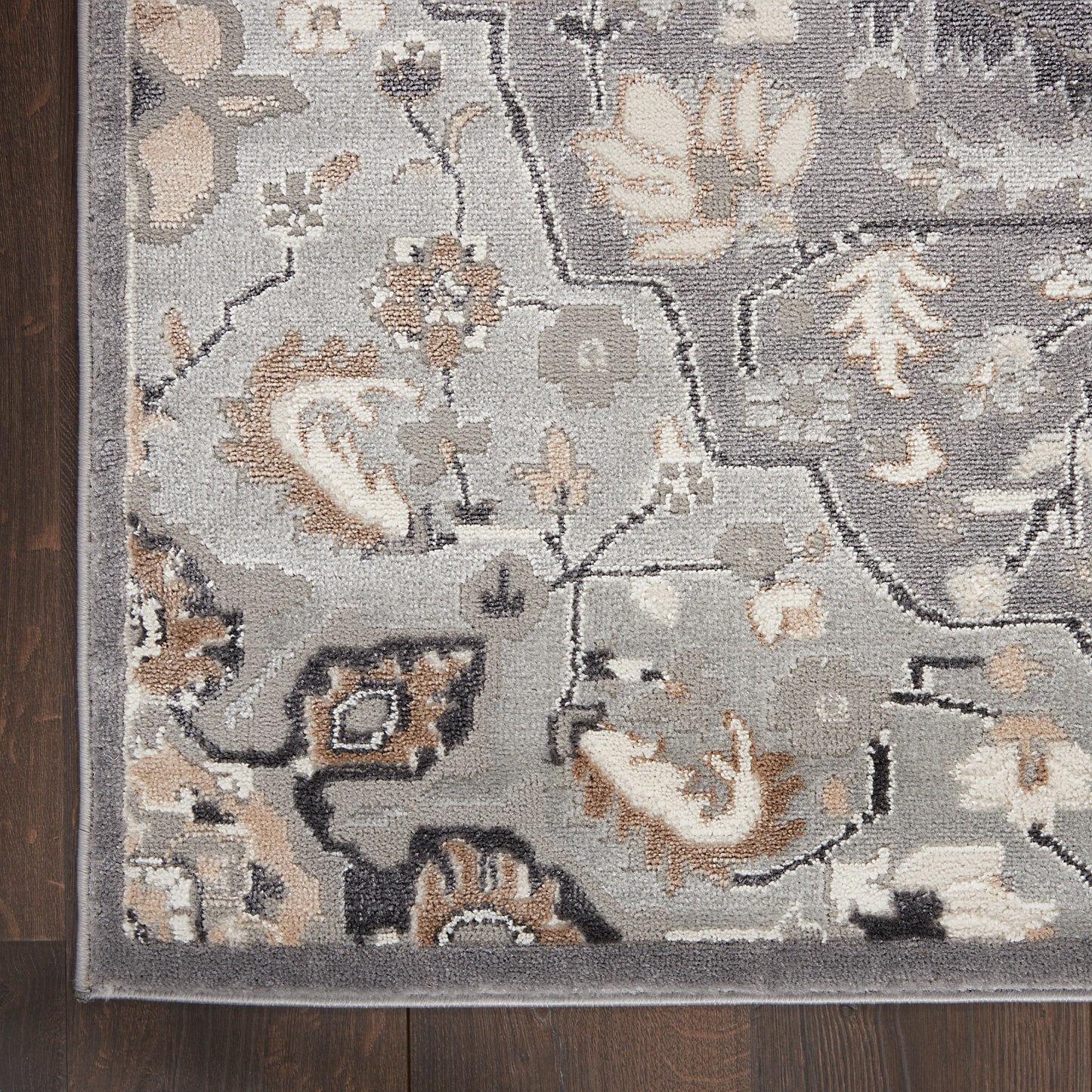 Nourison Elation 2' x 3' Grey Transitional Indoor Rug