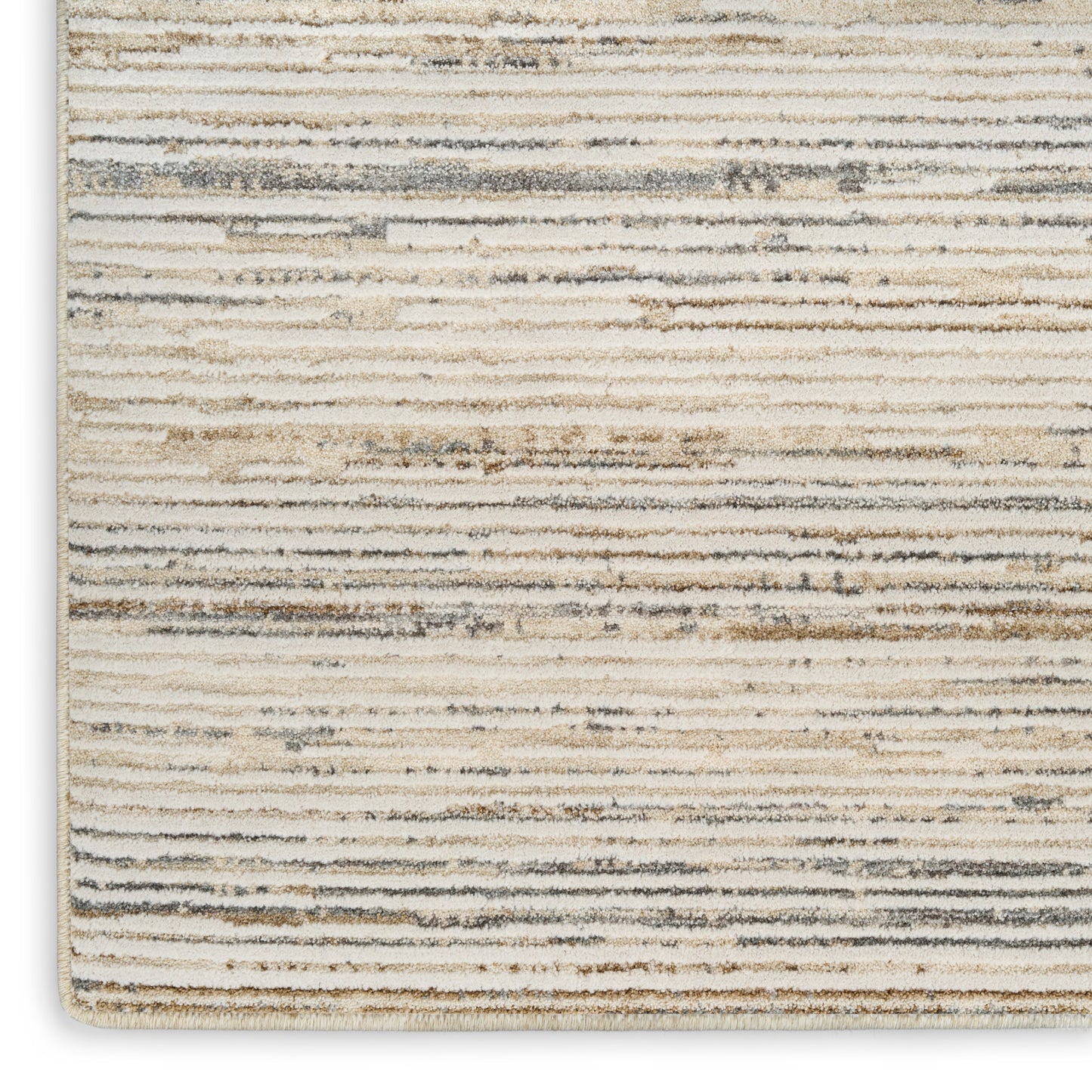 Calvin Klein CK078 Summit 2'2" x 10' Ivory Multicolor Modern Indoor Rug